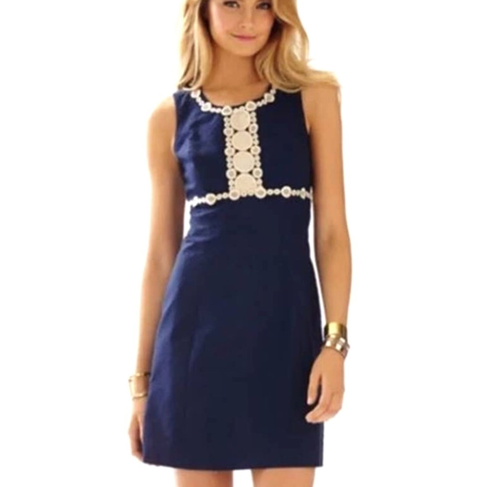Lilly Pulitzer Rosie Shift Dress Lace Sleeveless